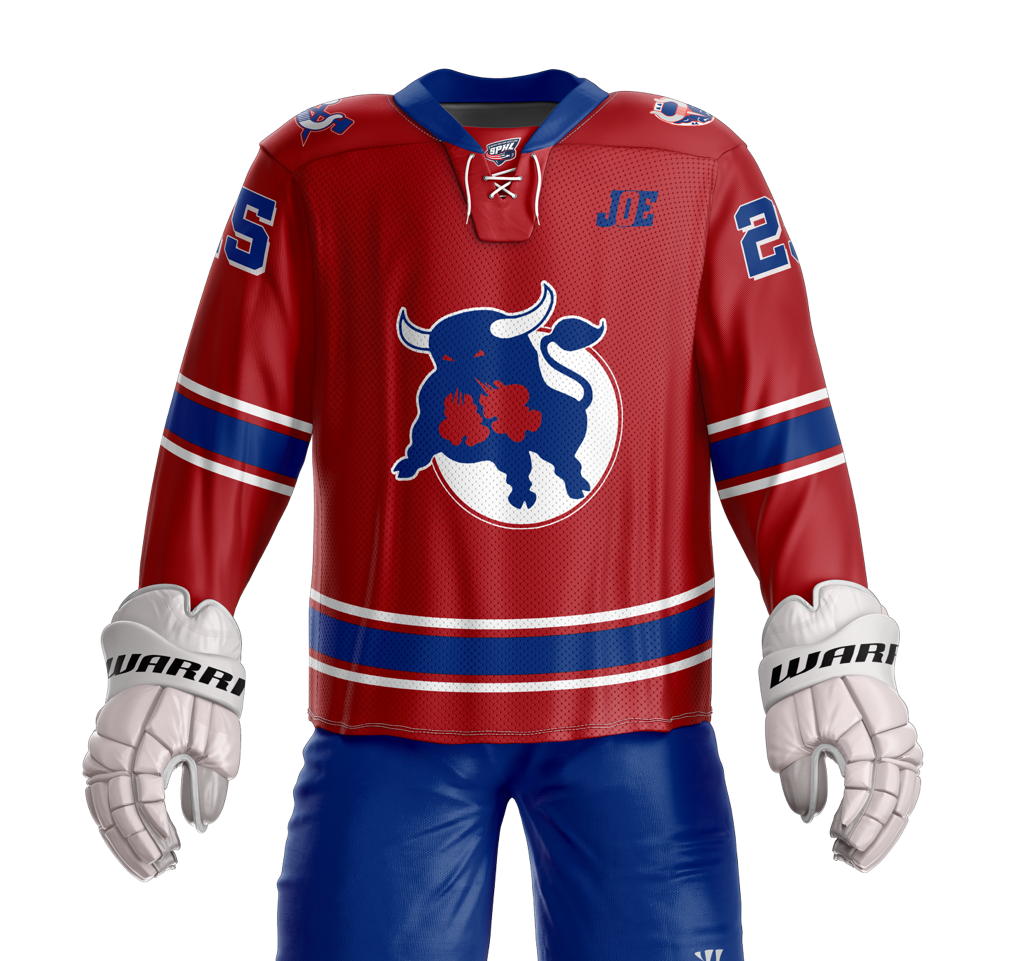 2025-2026 Red Youth Jersey – Birmingham Bulls Shop