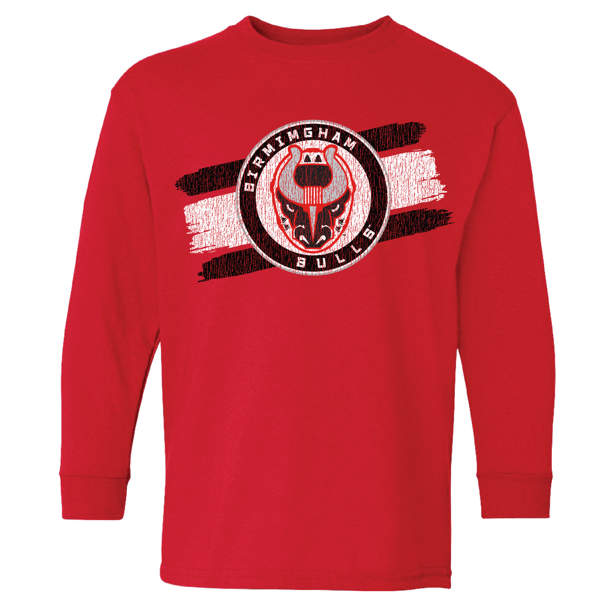 Youth Circle Red LS Tee